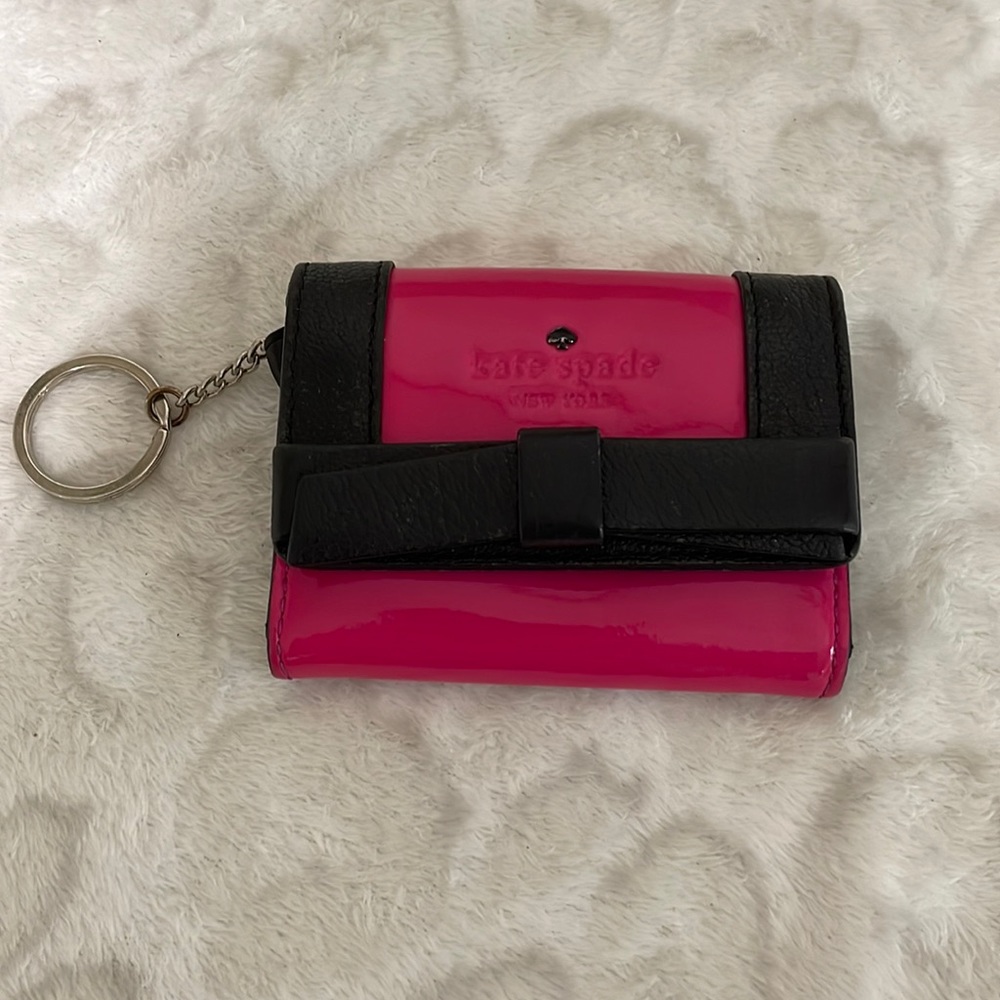 Kate spade mini wallet keychain